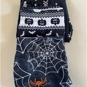 Halloween Theme Leggings 3 Pair Stretch No Boundaries Medium 7/9